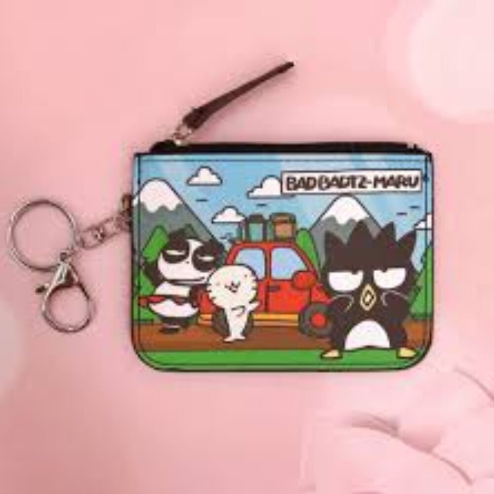 Badtz Maru Pandaba, Hana-Maru Road Tri[p Card Holder Key Chain